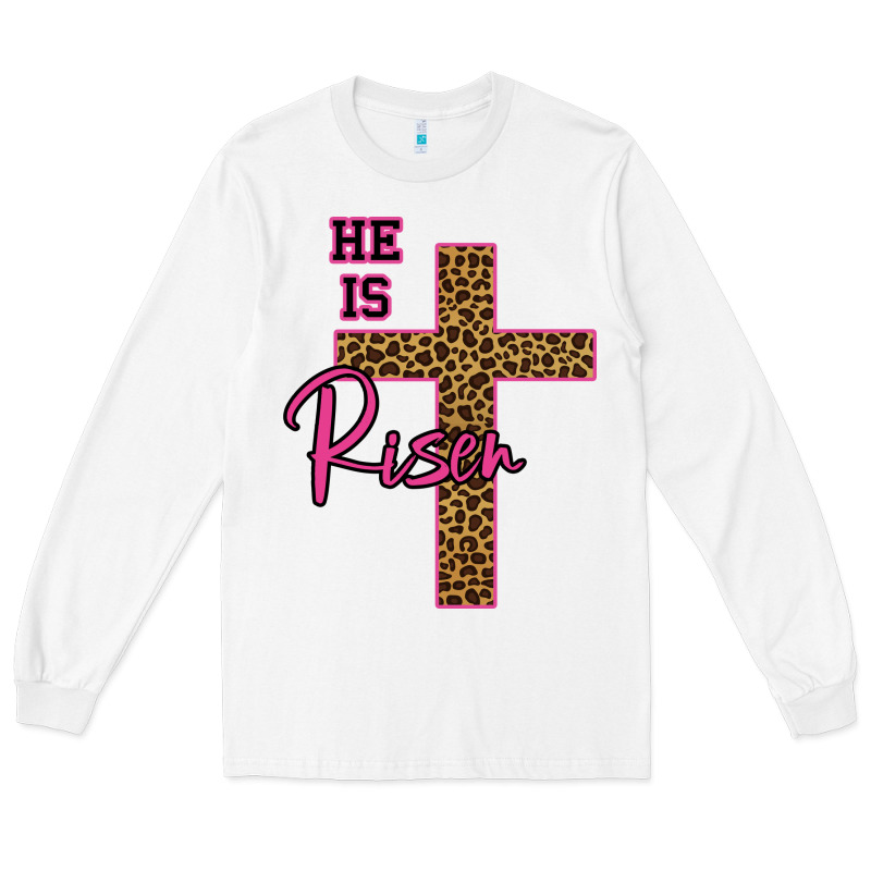 He Is Risen Leopard Long Sleeve Tee by Bettercallsaul | Teevron