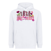 White Xoxo Hugs And Kisses Valentine's Day Heavyweight Hoodie - FaDigitalArtStudio