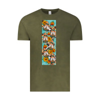 Vintage Olive fall gnomes pen wrap 1 Vintage Tee - Artiststas