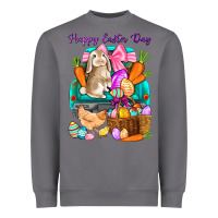 Storm Happy Easter Day truck Heavyweight Sweatshirt - HowdyJamesFarm