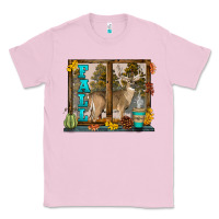 Bubblegum Pink White Tailed Buck Fall Classic Tee - LillyAllenDesigns