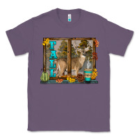 Lavender White Tailed Buck Fall Classic Tee - LillyAllenDesigns