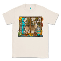 Natural White Tailed Buck Fall Classic Tee - LillyAllenDesigns