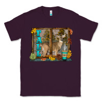 Plum White Tailed Buck Fall Classic Tee - LillyAllenDesigns