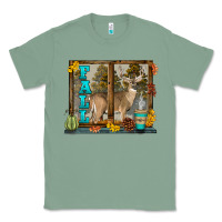 Sage White Tailed Buck Fall Classic Tee - LillyAllenDesigns