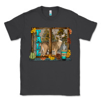 Smoke White Tailed Buck Fall Classic Tee - LillyAllenDesigns