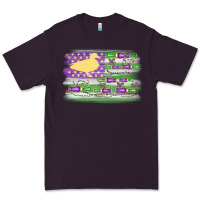 Plum mardi gras duck call flag Premium Tee - MaliasSmallBusiness
