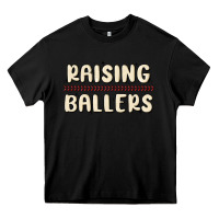 Black raising ballers Heavy Core Tee - MaliasSmallBusiness