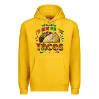 Lemon I'm here for the tacos Premium Hoodie - FaDigitalArtStudio