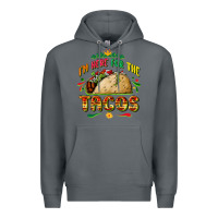 Rock I'm here for the tacos Premium Hoodie - FaDigitalArtStudio