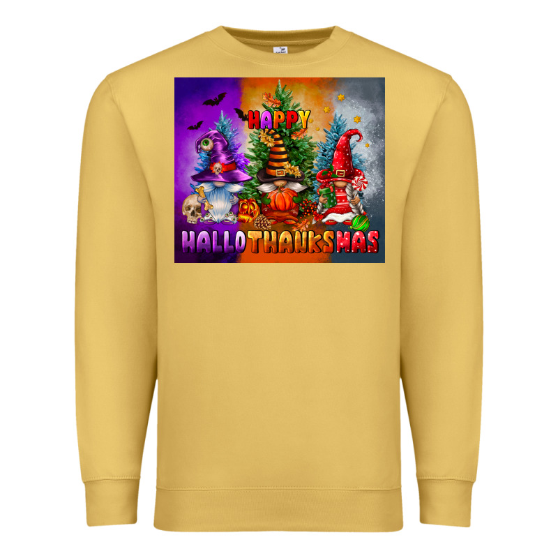 Happy Hallothanksmas Premium Sweatshirt by FaDigitalArtStudio | Teevron
