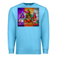 Ocean Blue happy hallothanksmas Premium Sweatshirt - FaDigitalArtStudio