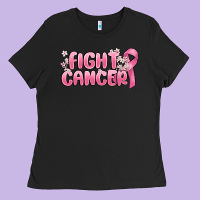 Nobody Fights Alone Ladies Tee Designed By Maliassmallbusiness