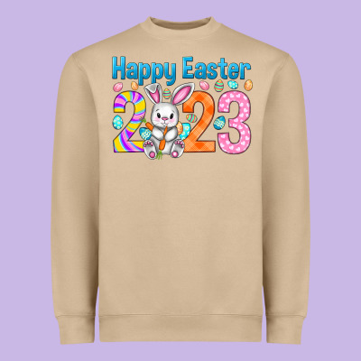 Happy Easter 2023 Easter Day Heavyweight Sweatshirt Designed By Howdyjamesfarm
