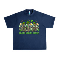 Navy st. patrick's day skeletons drink drank drunk Urban Heavy Tee - Artiststas