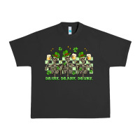 Pigment Black st. patrick's day skeletons drink drank drunk Urban Heavy Tee - Artiststas