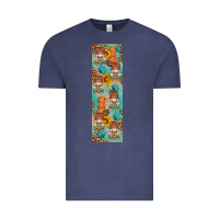 Vintage Denim fall gnomes pen wrap 2 Vintage Tee - Artiststas