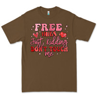 Cacao free hugs just kidding don't touch me Premium Tee - MaliasSmallBusiness
