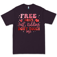 Plum free hugs just kidding don't touch me Premium Tee - MaliasSmallBusiness