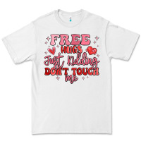 White free hugs just kidding don't touch me Premium Tee - MaliasSmallBusiness