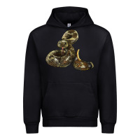 Black Rattlesnake Urban Hoodie - LillyAllenDesigns