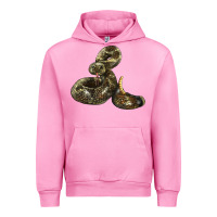 Fuchsia Pink Rattlesnake Urban Hoodie - LillyAllenDesigns