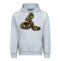 Heather Grey Rattlesnake Urban Hoodie - LillyAllenDesigns