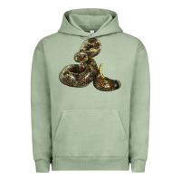 Pigment Oil Green Rattlesnake Urban Hoodie - LillyAllenDesigns