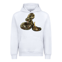 White Rattlesnake Urban Hoodie - LillyAllenDesigns