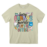 Mossy every bunnys favorite dental office Heavy Core Tee - MaliasSmallBusiness