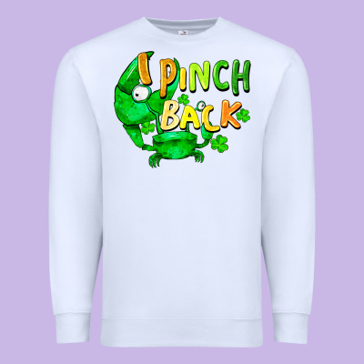 I Pinch Back With Crab Premium Sweatshirt Designed By Fadigitalartstudio