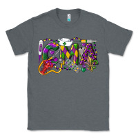 Charcoal Heather CMA Certified Medical Assistant Mardi Gras Classic Tee - LillyAllenDesigns