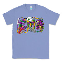 Colony Blue CMA Certified Medical Assistant Mardi Gras Classic Tee - LillyAllenDesigns