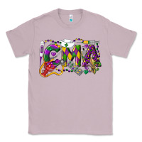 Lilac CMA Certified Medical Assistant Mardi Gras Classic Tee - LillyAllenDesigns
