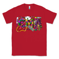 Red CMA Certified Medical Assistant Mardi Gras Classic Tee - LillyAllenDesigns