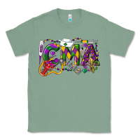 Sage CMA Certified Medical Assistant Mardi Gras Classic Tee - LillyAllenDesigns