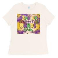 Bone bead up bitches it's mardi gras Ladies Tee - MaliasSmallBusiness