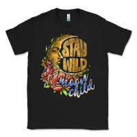 Black stay wild moon child Classic Tee - JahusDesignShop