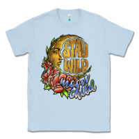Dusty Blue stay wild moon child Classic Tee - JahusDesignShop
