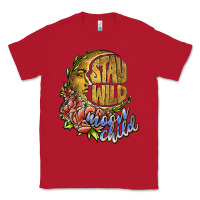 Red stay wild moon child Classic Tee - JahusDesignShop