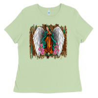 Matcha lady of guadalupe Ladies Tee - Jasminsmagicworld