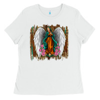 White lady of guadalupe Ladies Tee - Jasminsmagicworld