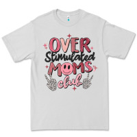Dove Grey over stimulated moms club Premium Tee - MaliasSmallBusiness