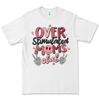 White over stimulated moms club Premium Tee - MaliasSmallBusiness
