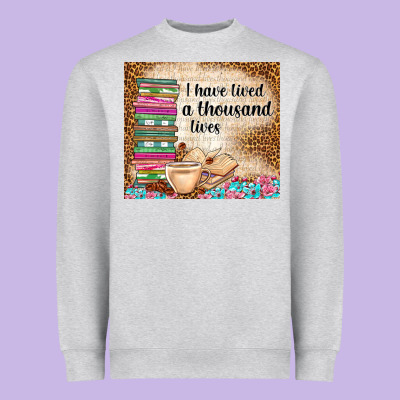 I Have Lived A Thousand Lives Heavyweight Sweatshirt Designed By Tumblerdesignbyshophia