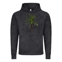 Vintage Black Dracaena Marginata Vintage Hoodie - LillyAllenDesigns