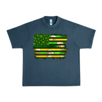 Midnight Navy st patrick's day american flag Urban Heavy Tee - Artiststas