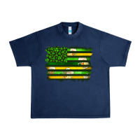 Navy st patrick's day american flag Urban Heavy Tee - Artiststas