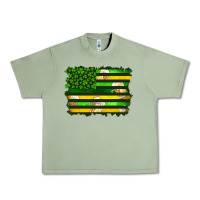 St Patrick's Day American Flag Urban Heavy Tee | Teevron