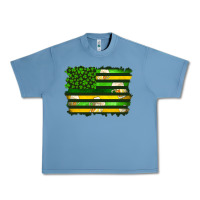Pebble Blue st patrick's day american flag Urban Heavy Tee - Artiststas